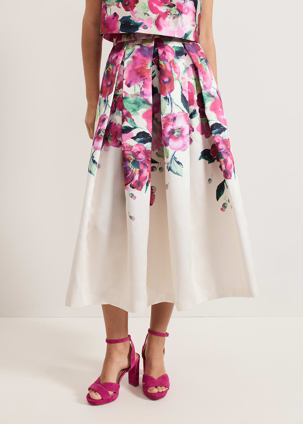 Celeste Border Skirt | Phase Eight UK |