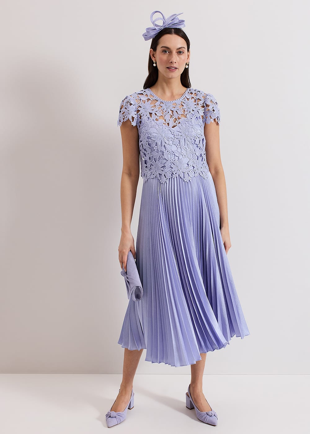 Phase Eight Dana Lace Double Layered Dress Phase Eight Dana Lace Double Layered Dress