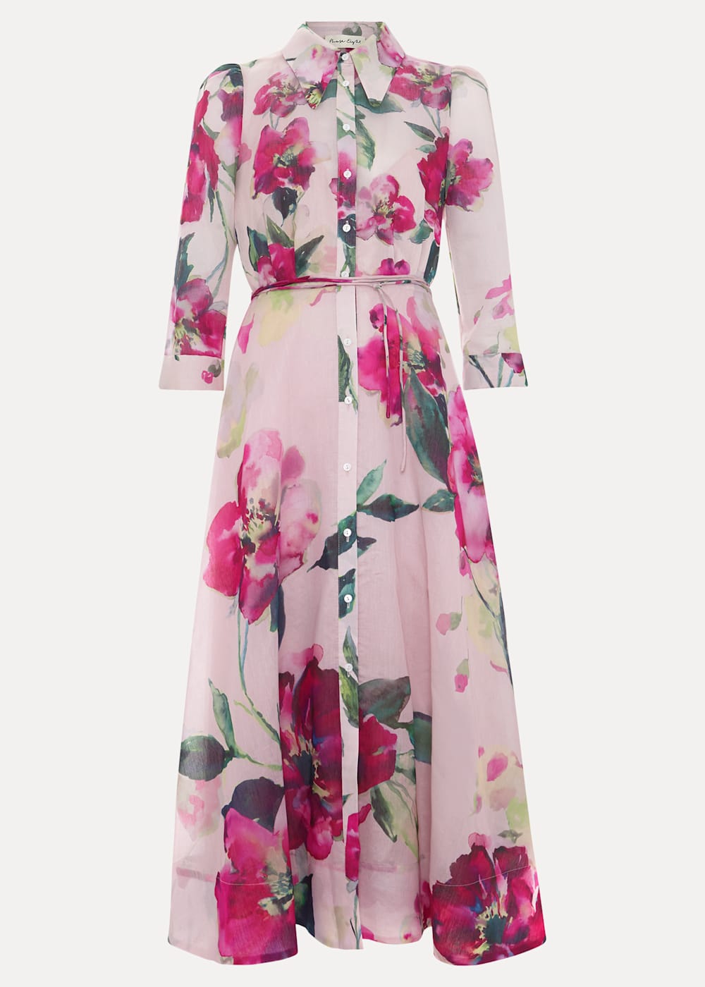 Phase Eight Anabella Floral Long Sleeved Shirt Dress Phase Eight Anabella Floral Long Sleeved Shirt Dress