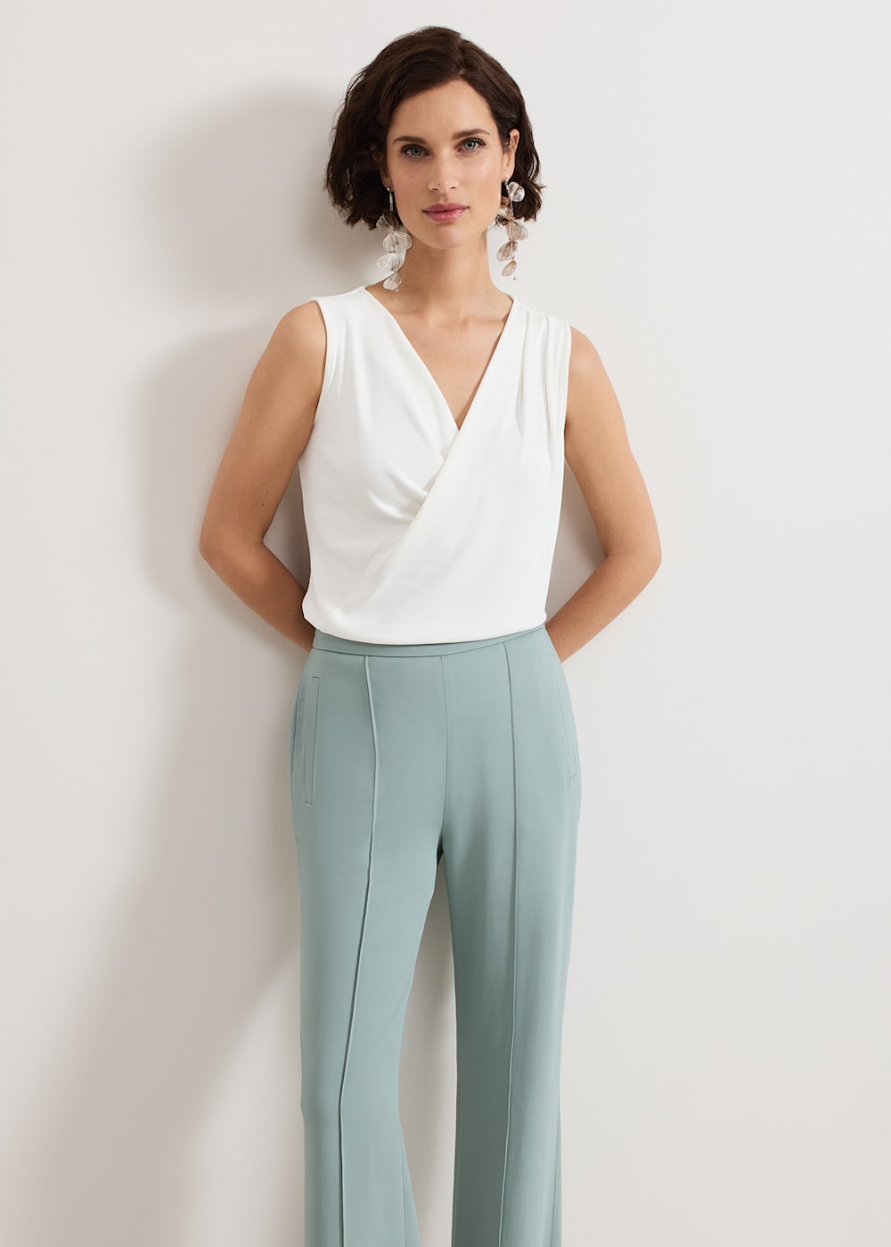 Phase Eight Bowen Eau De Nil Suit Trousers