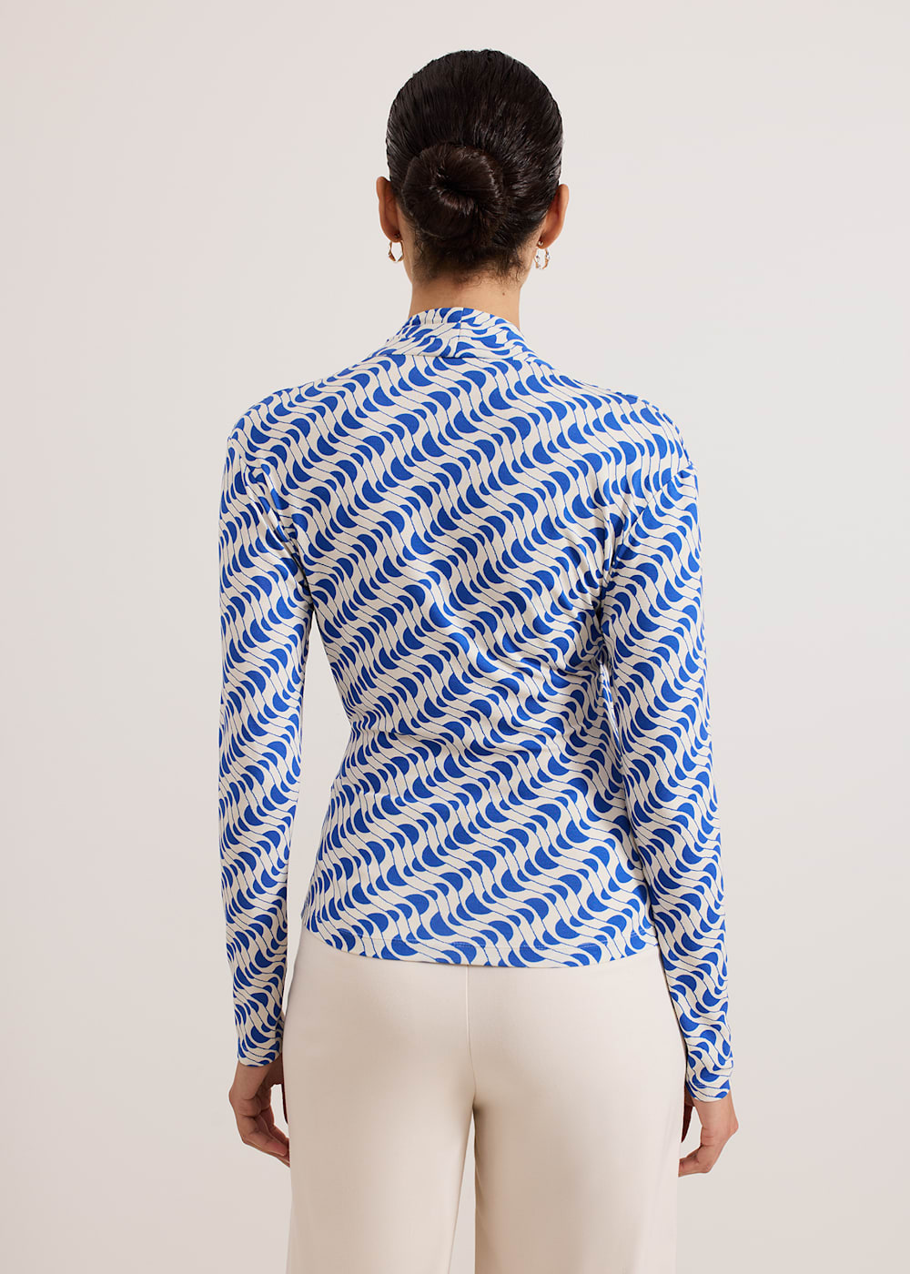 Phase Eight April Geo Wrap Top
