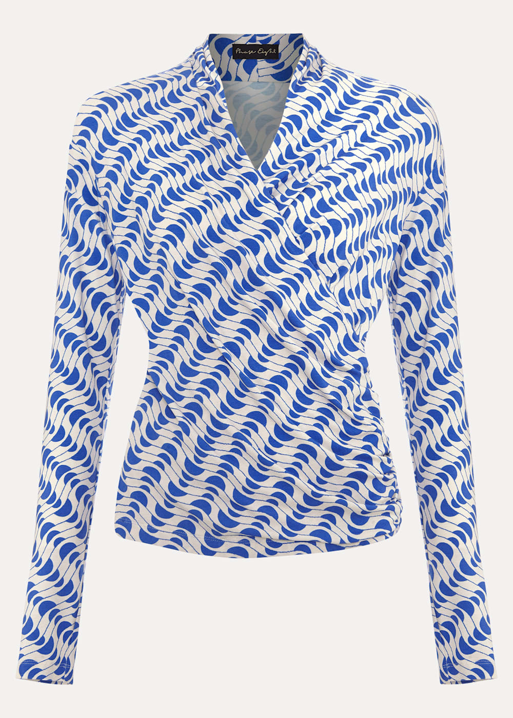 Phase Eight April Geo Wrap Top Phase Eight April Geo Wrap Top