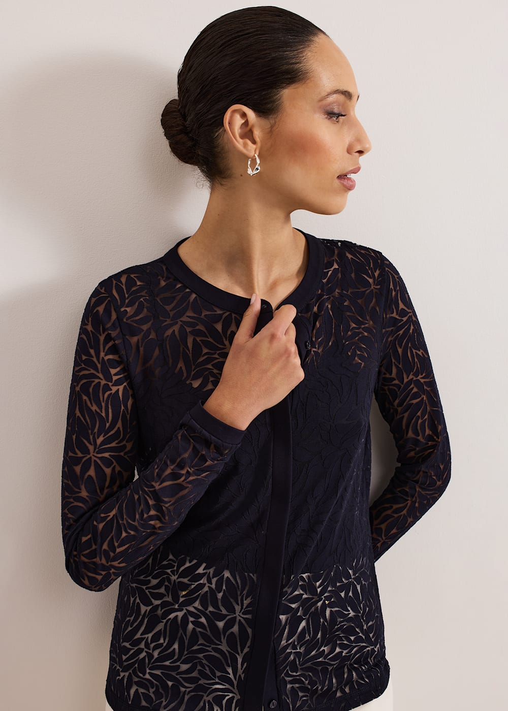Phase Eight Fern Burnout Top