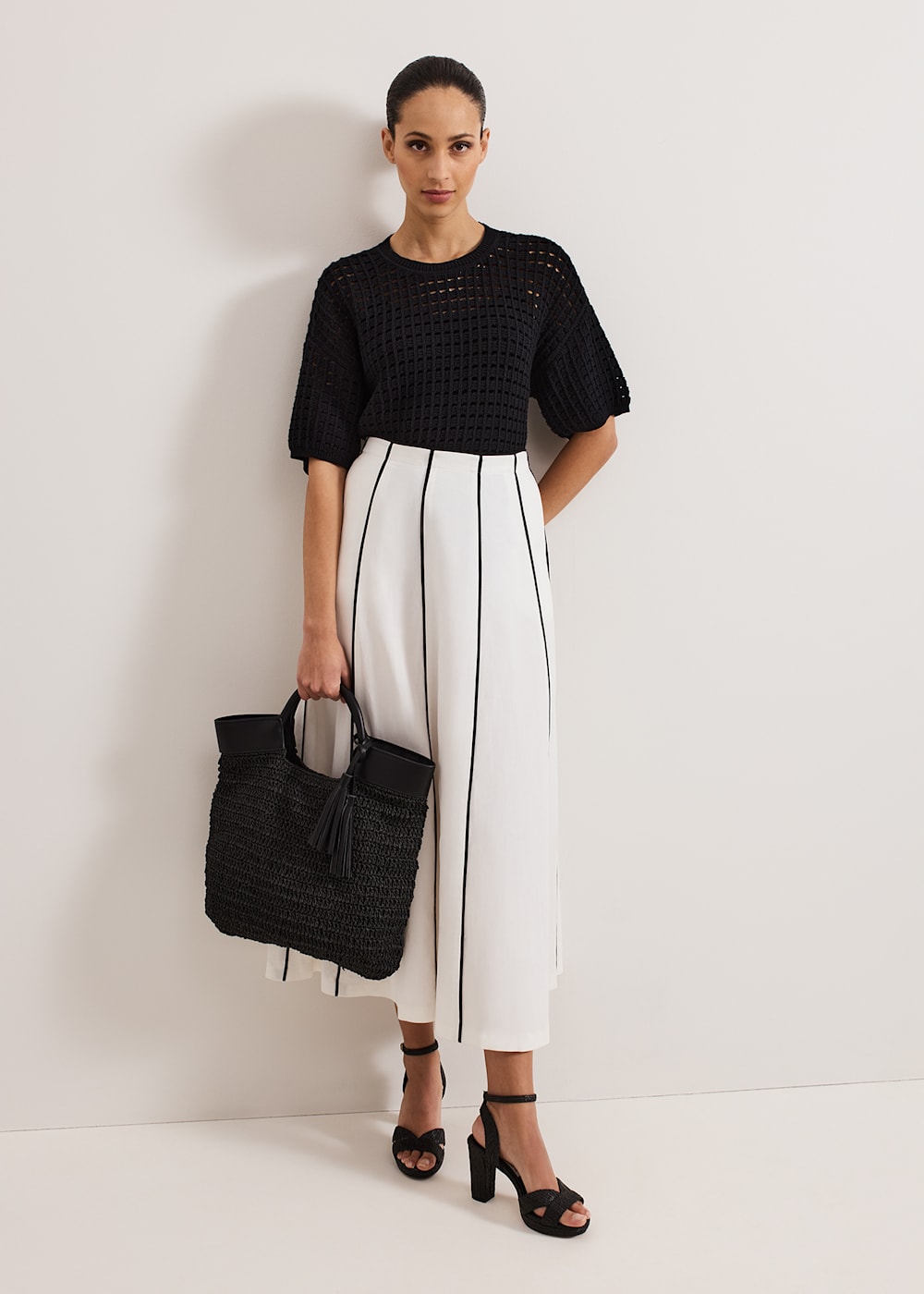 Phase Eight Jamelia Boxy Stitch Knit Top