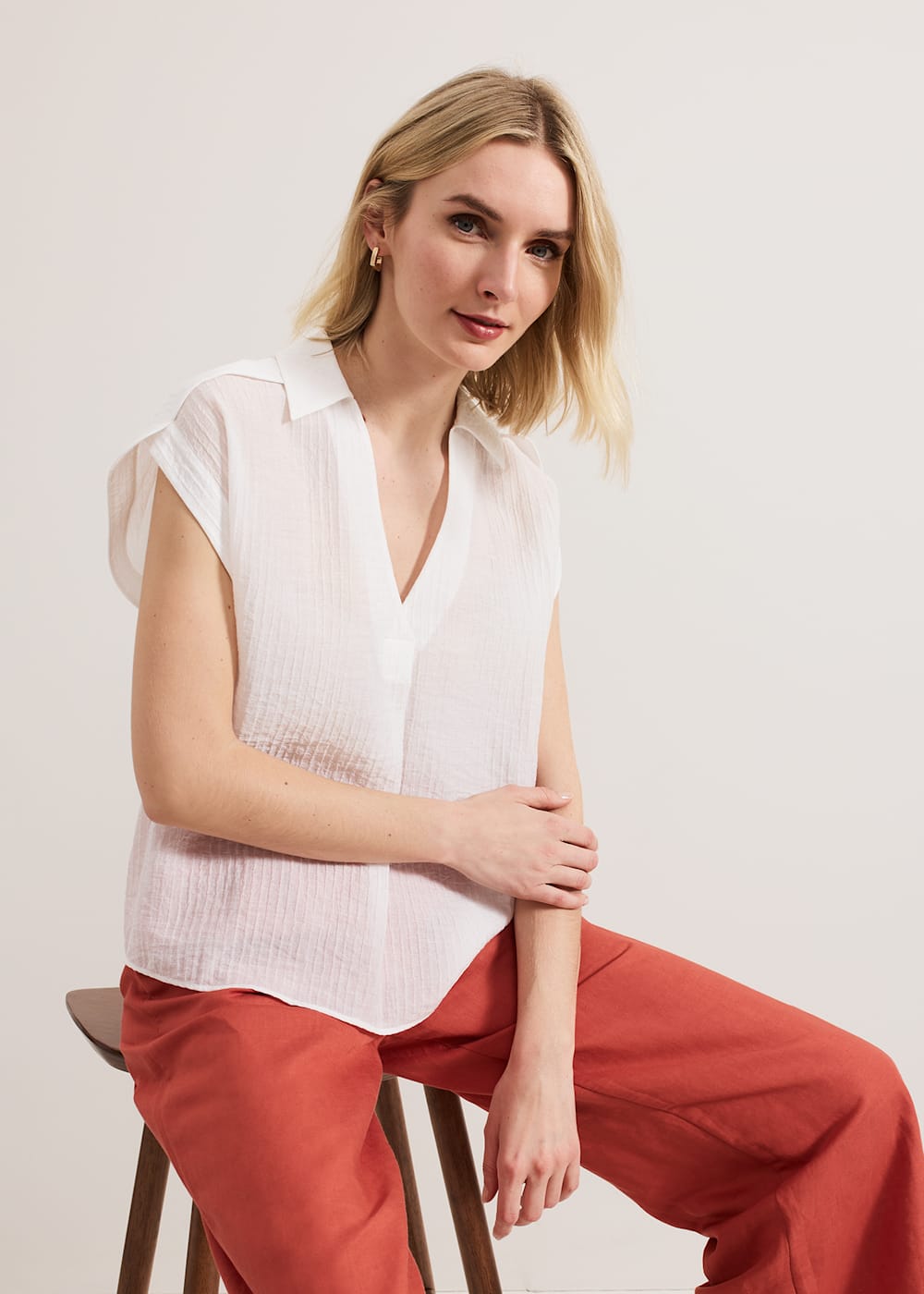 Phase Eight Chrissy Short Sleeve Blouse Phase Eight Chrissy Short Sleeve Blouse