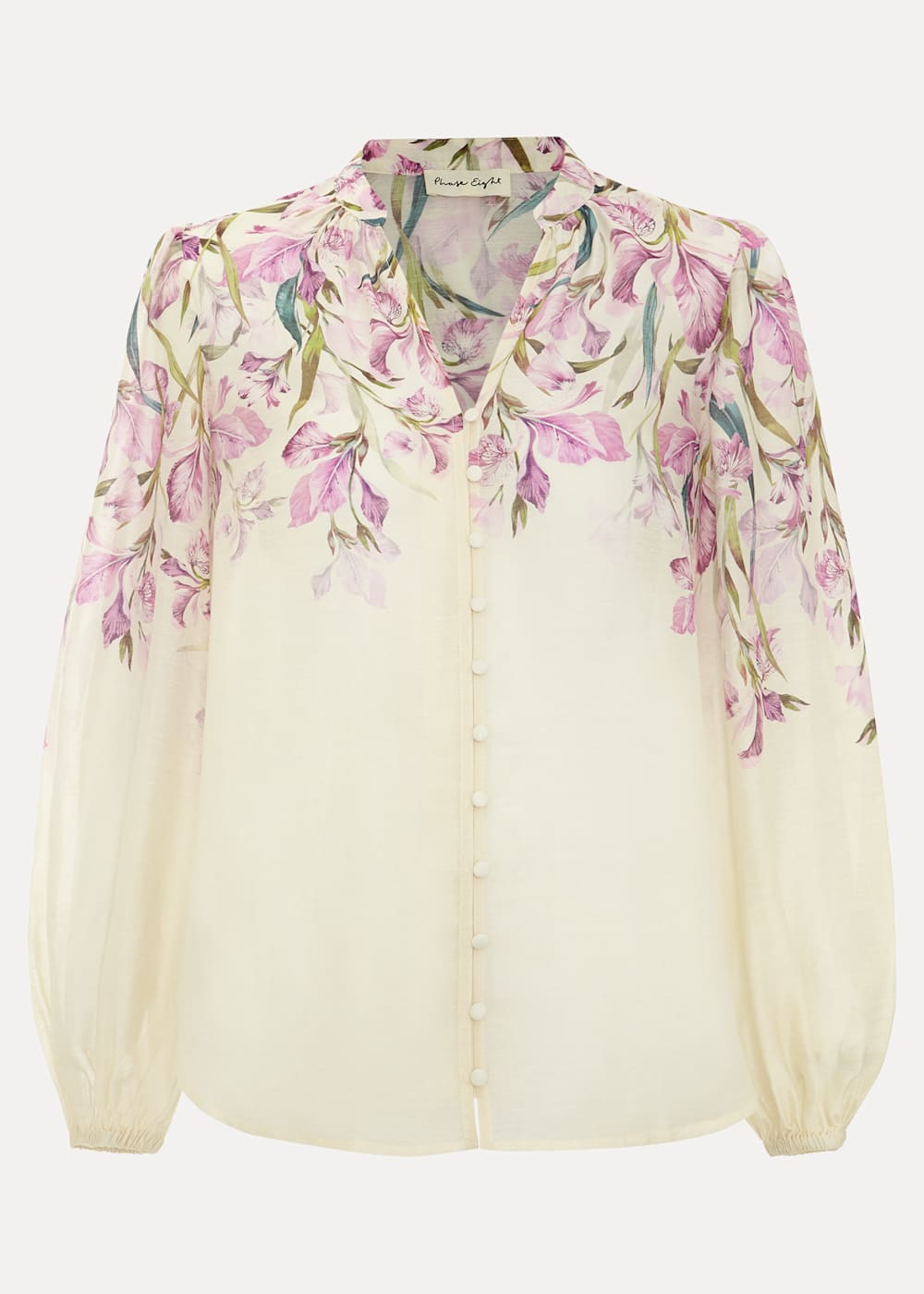 Phase Eight Gisela Placement Print Floral Blouse