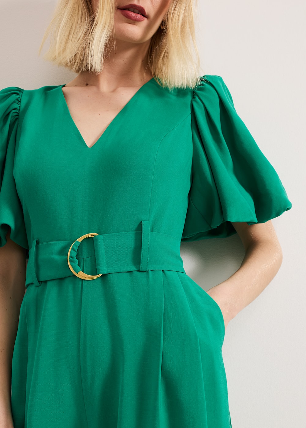 Phase Eight Margot Puff Sleeve Jumpsuit