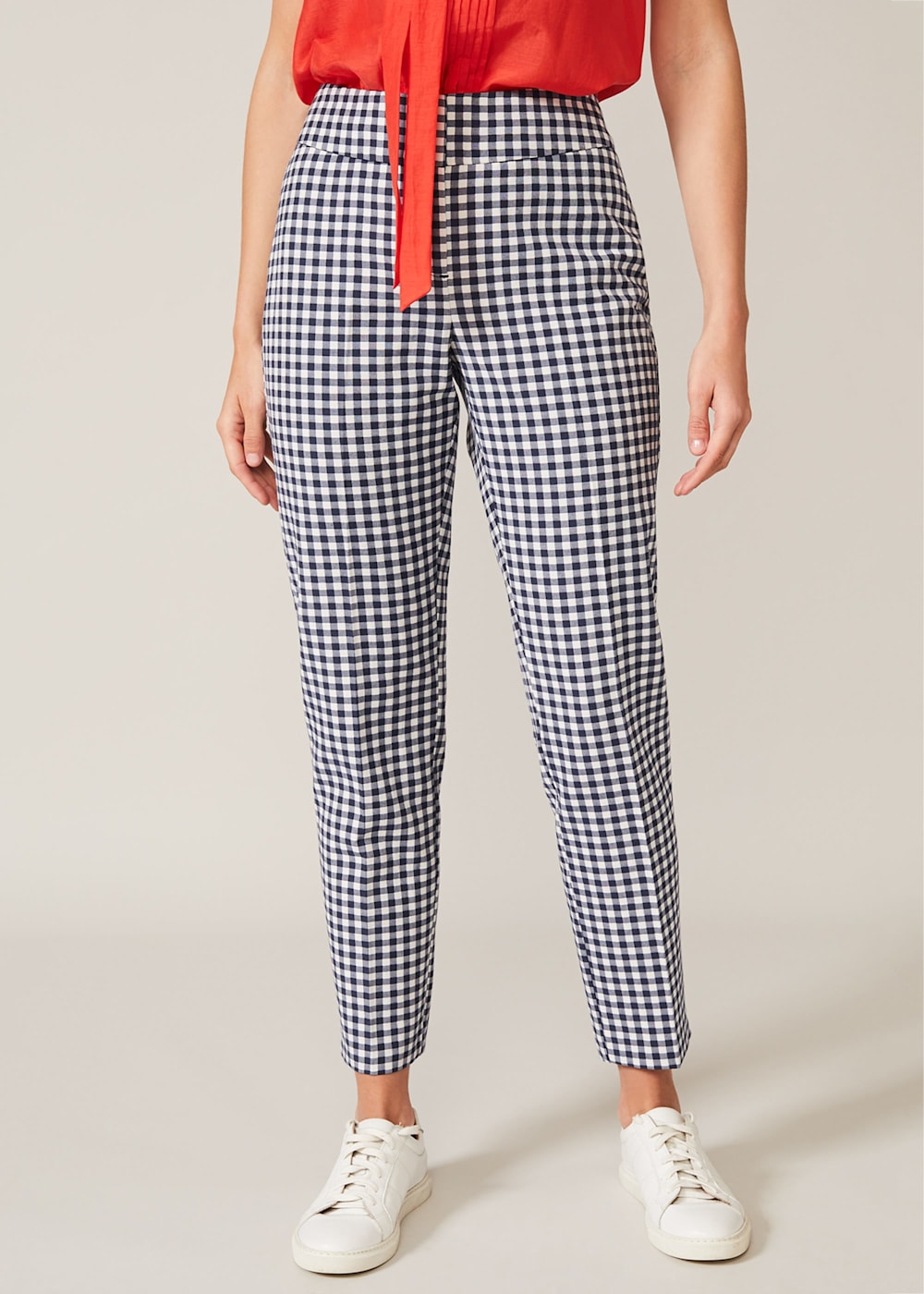 Gingham trousers deals