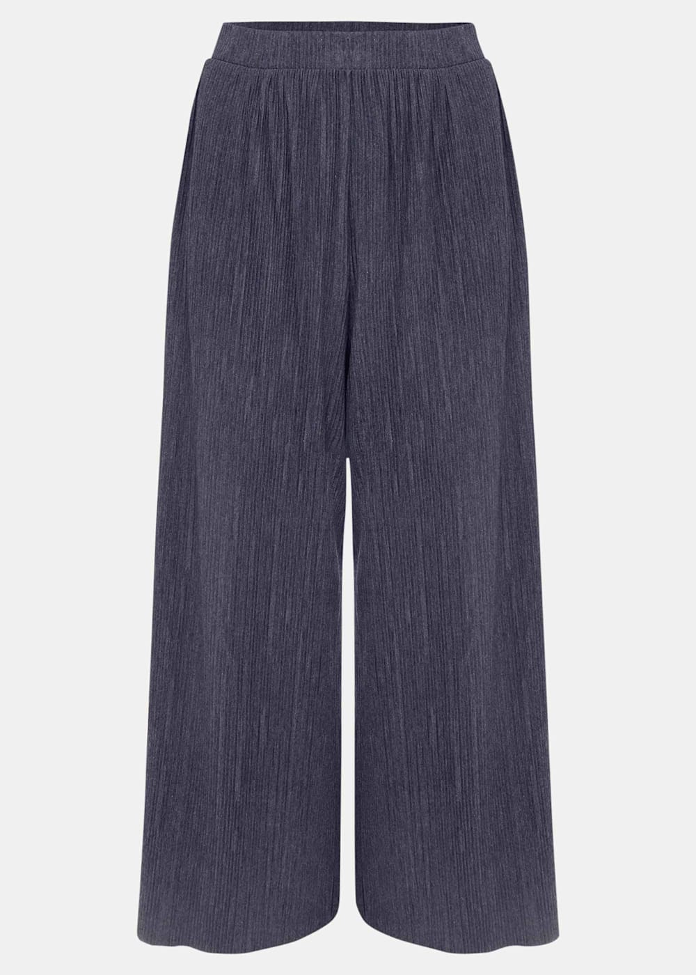 Wide leg plisse trousers cheap
