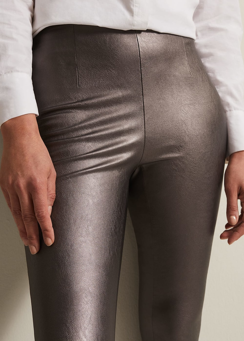 Silver jeggings cheap