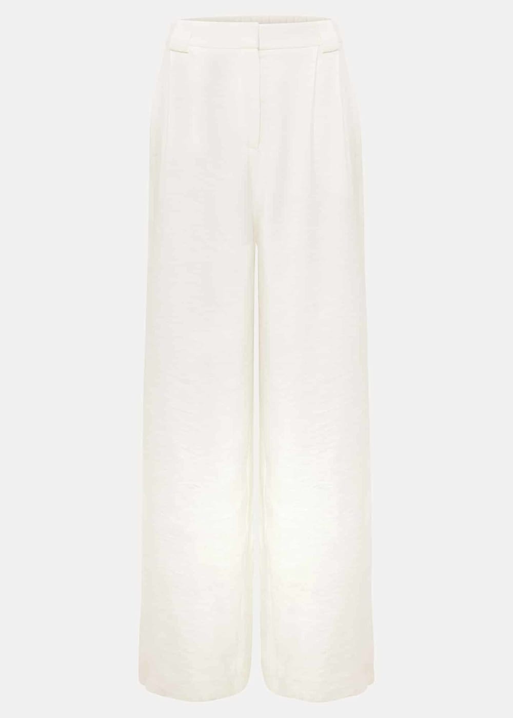 Petite white wide leg trousers online