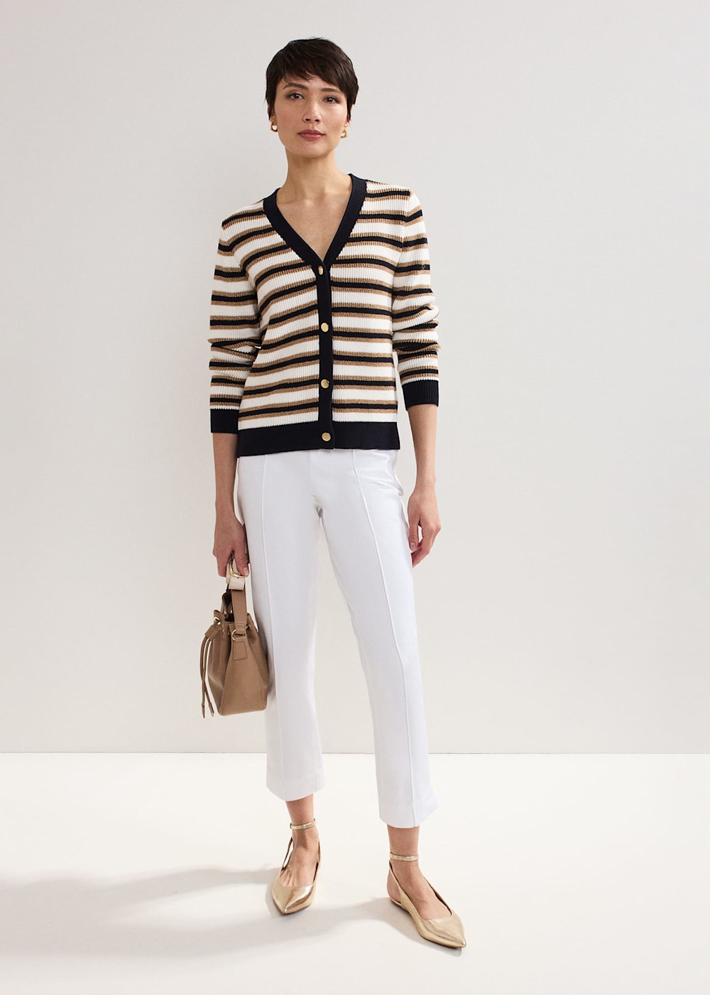 Miah Stretch Capri Trousers Phase Eight UK