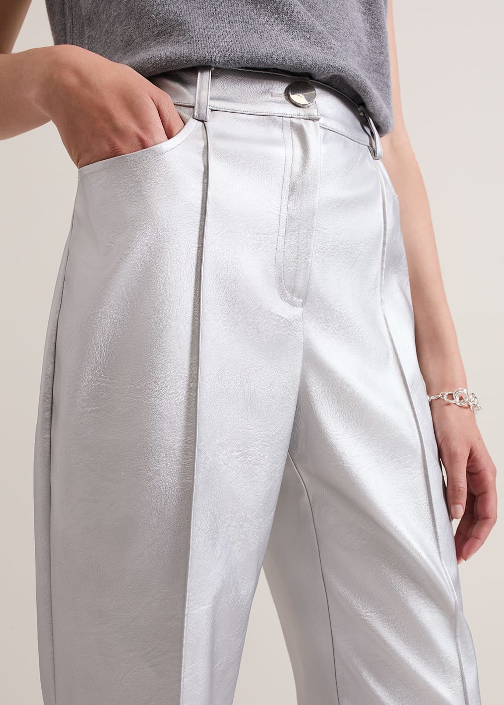 Kenzie Pu Crop Trousers Phase Eight UK