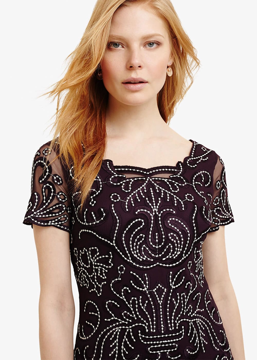 Talia Embroidered Dress Phase Eight UK
