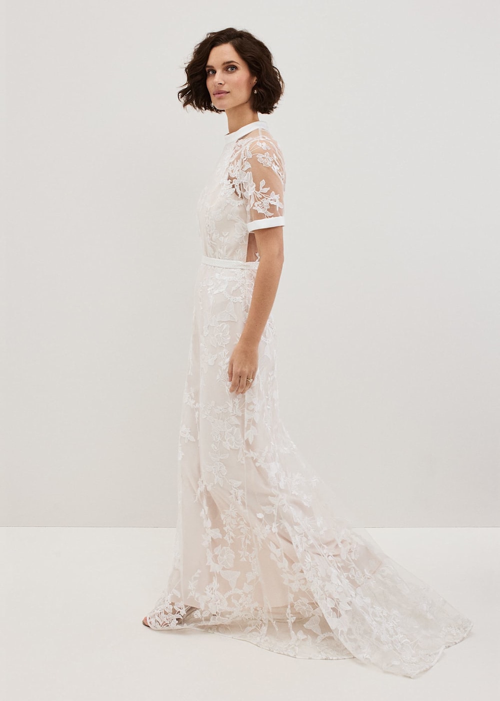 Phase eight poppy embroidered wedding dress deals