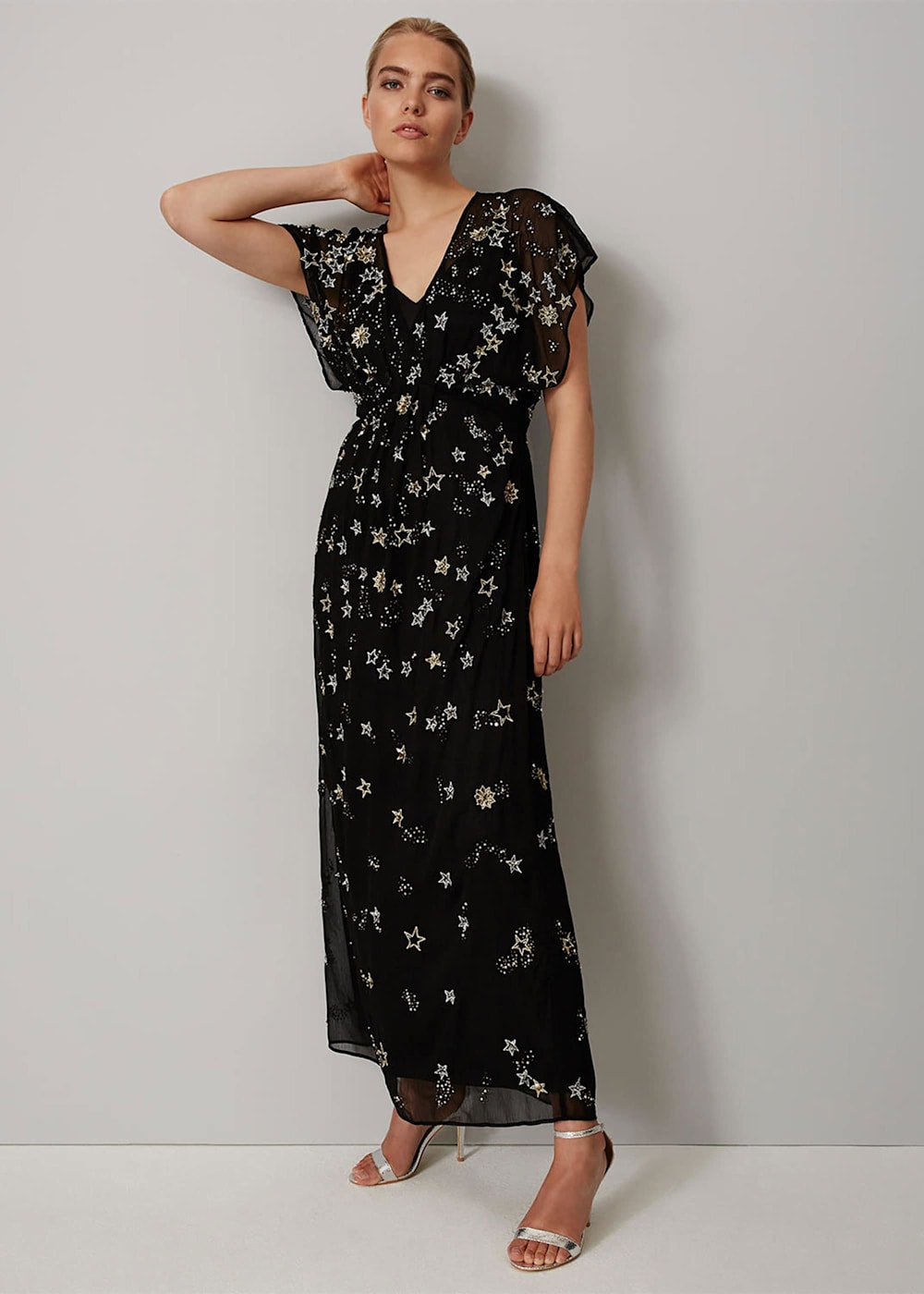 Star embroidered dress cheap