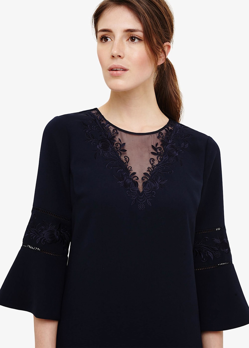Pandora Embroidered Dress Phase Eight UK