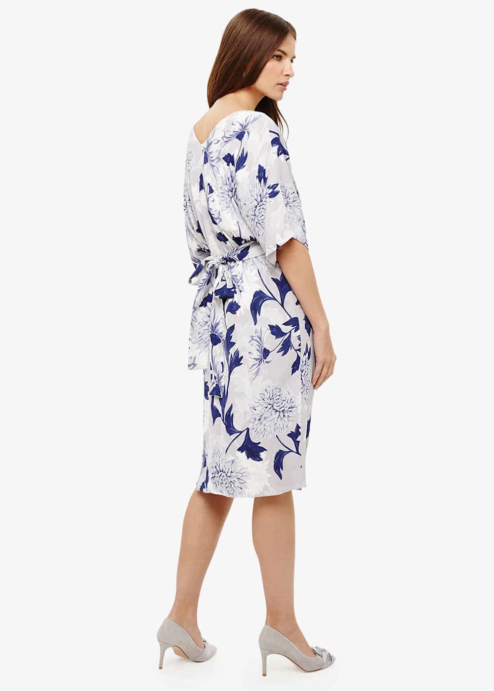 April Floral Twist Front Dress