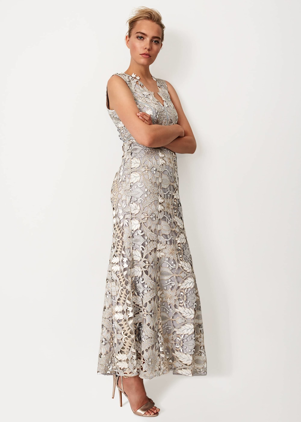 Phase eight zoe lace maxi dress store