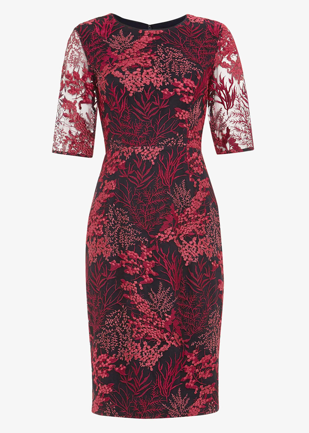 Fern Embroidered Dress