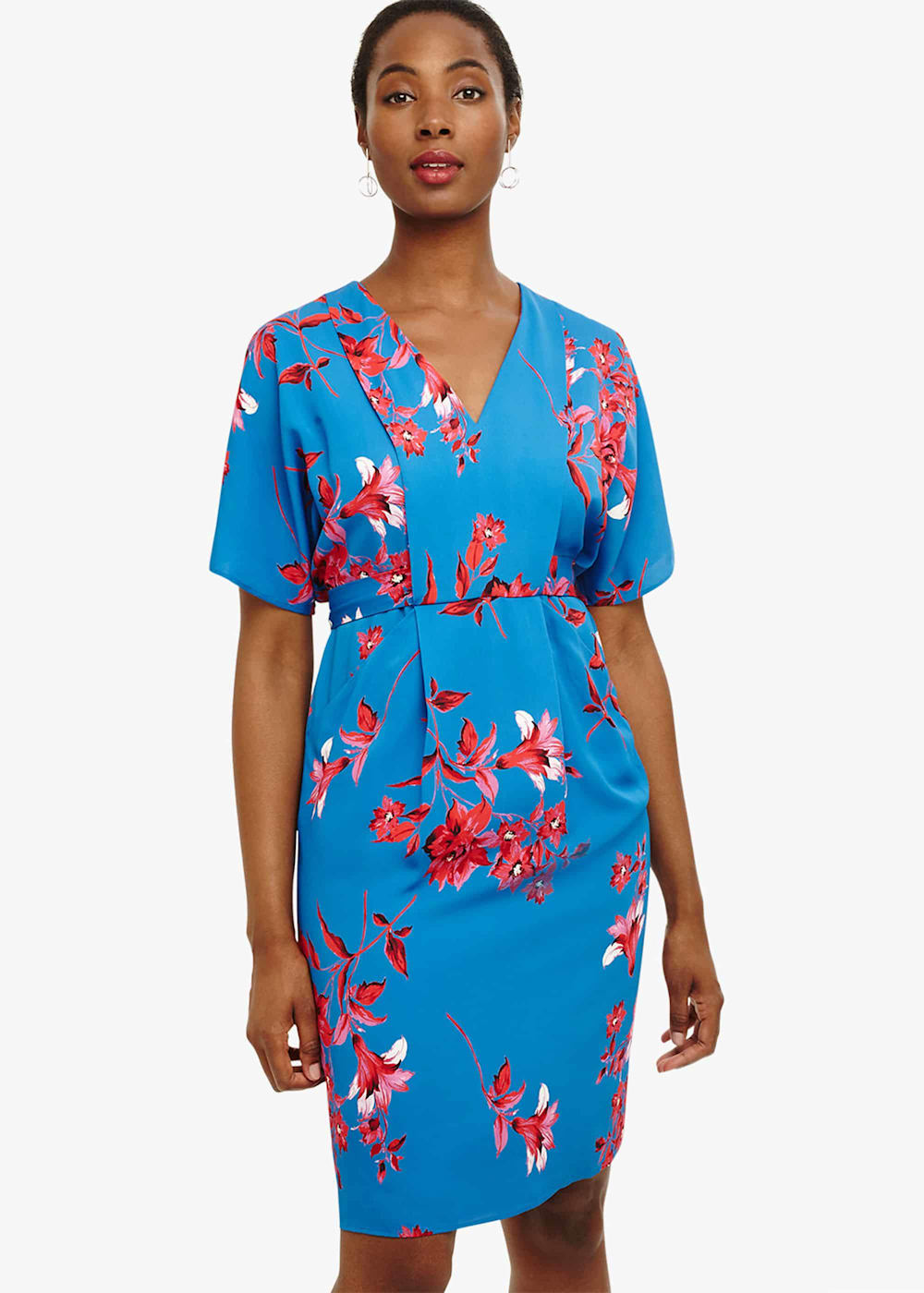 Floral batwing dress shop
