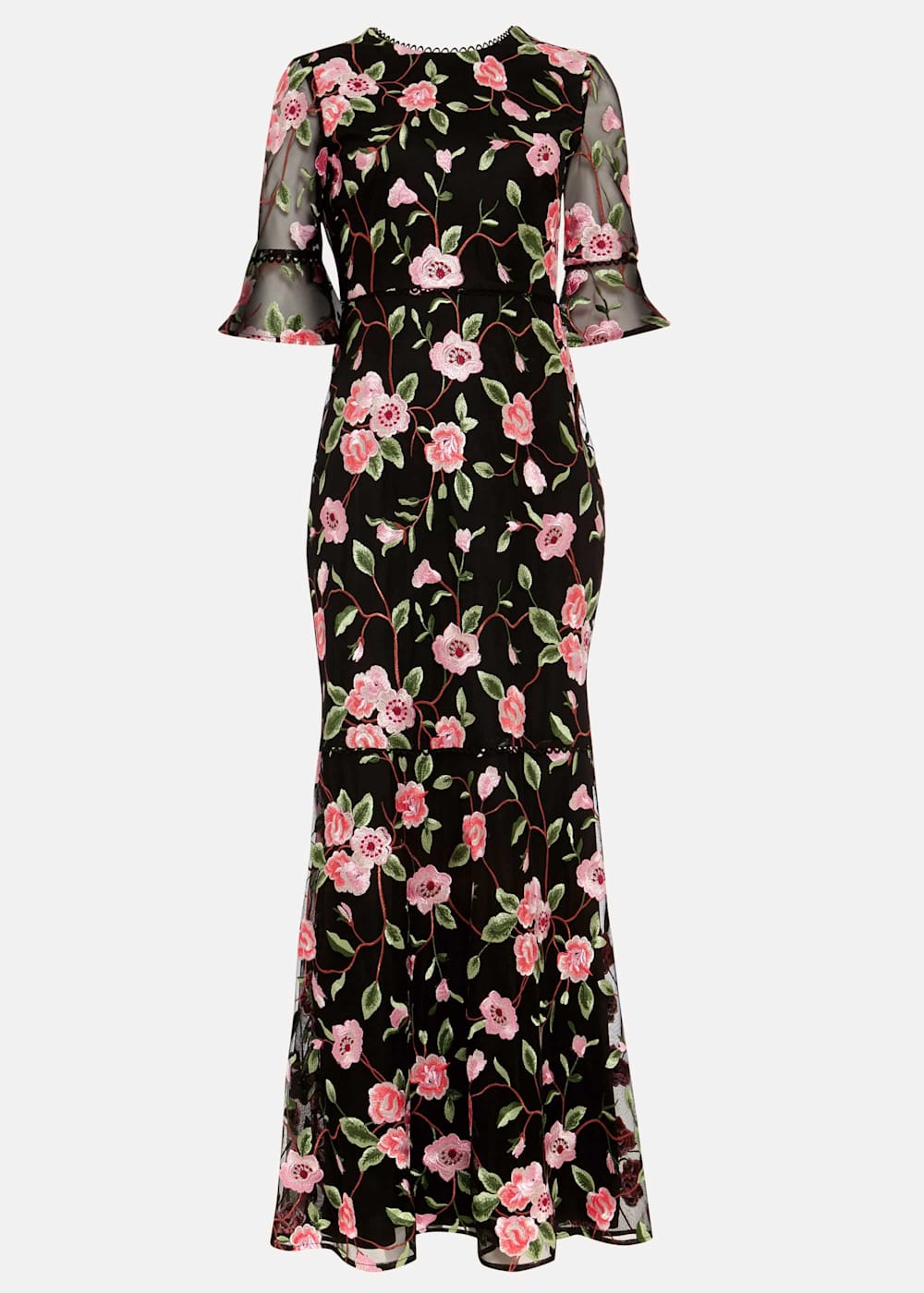 Antonette Embroidered Maxi Dress Phase Eight ROW