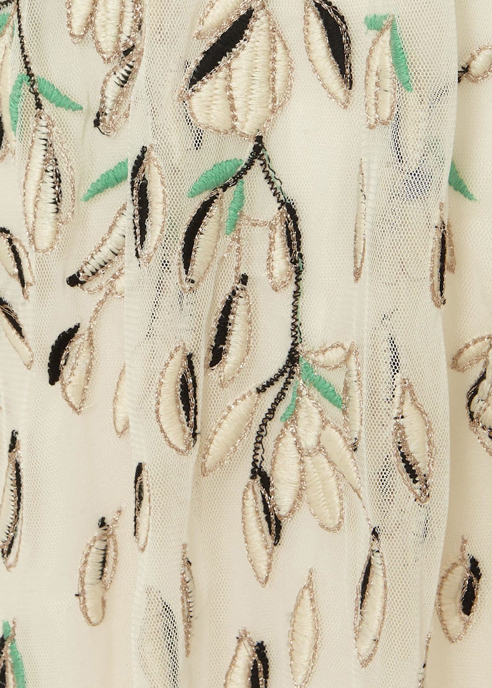 Phase Eight Colette Embroidered Maxi Dress Ivory Multi Size 4