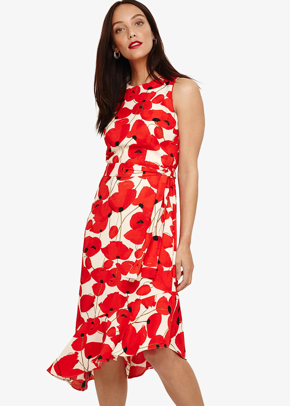 Dorothy Poppy Frill Dress
