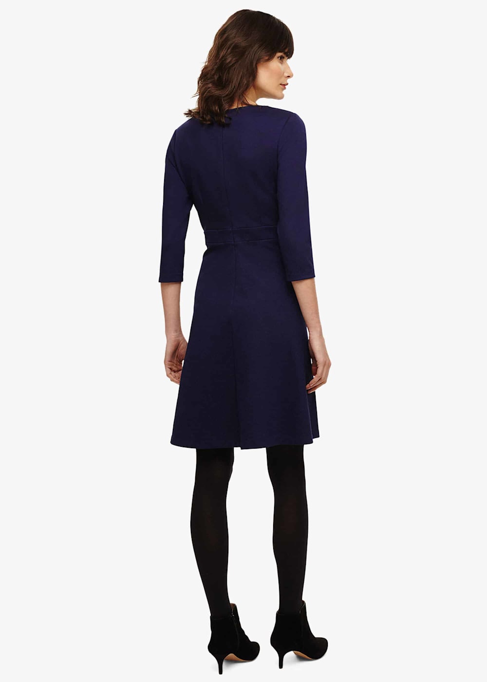 Ponte swing dress top