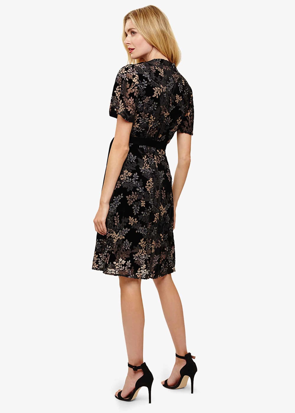 Raquel Velvet Burnout Dress