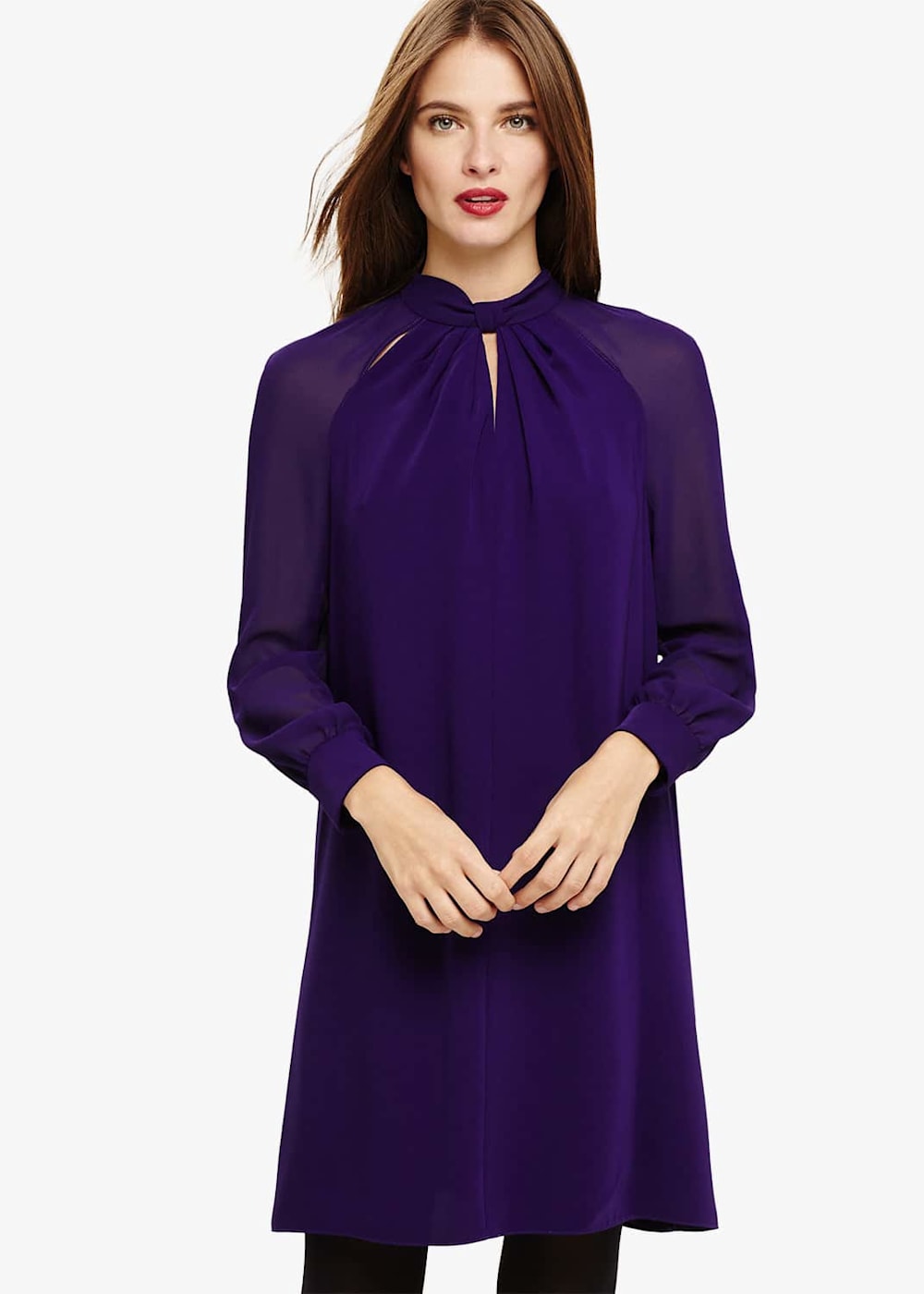 Carolina Twist Neck Dress Phase Eight UK