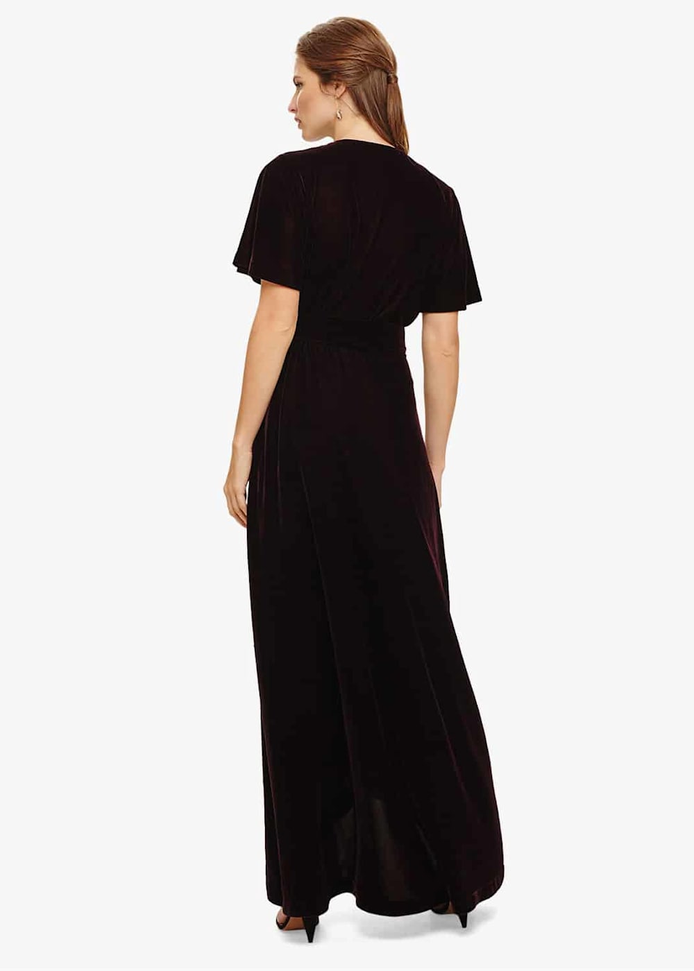 Kiki Velvet Wrap Maxi Dress Phase Eight ROW