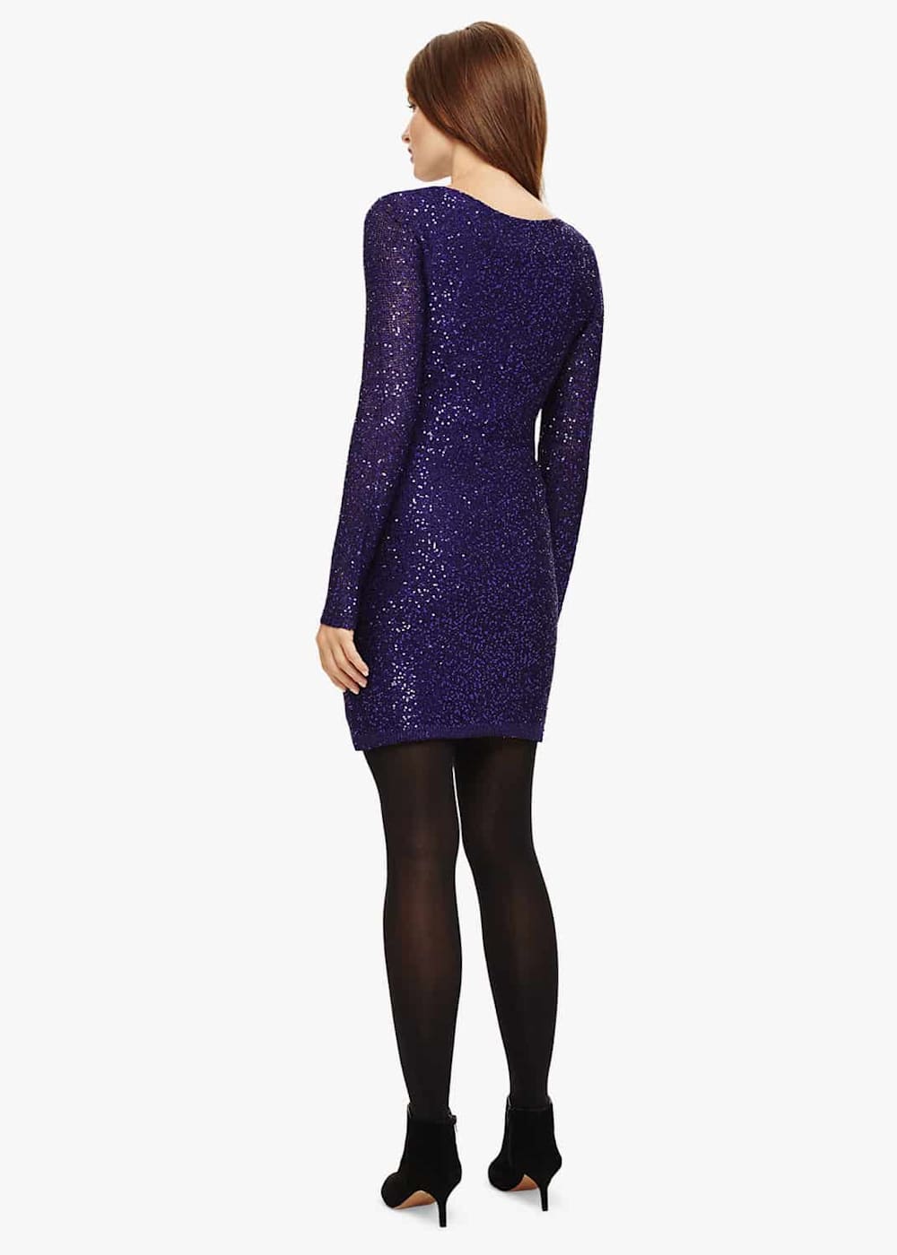 Juana Sequin Knitted Dress Phase Eight ROW