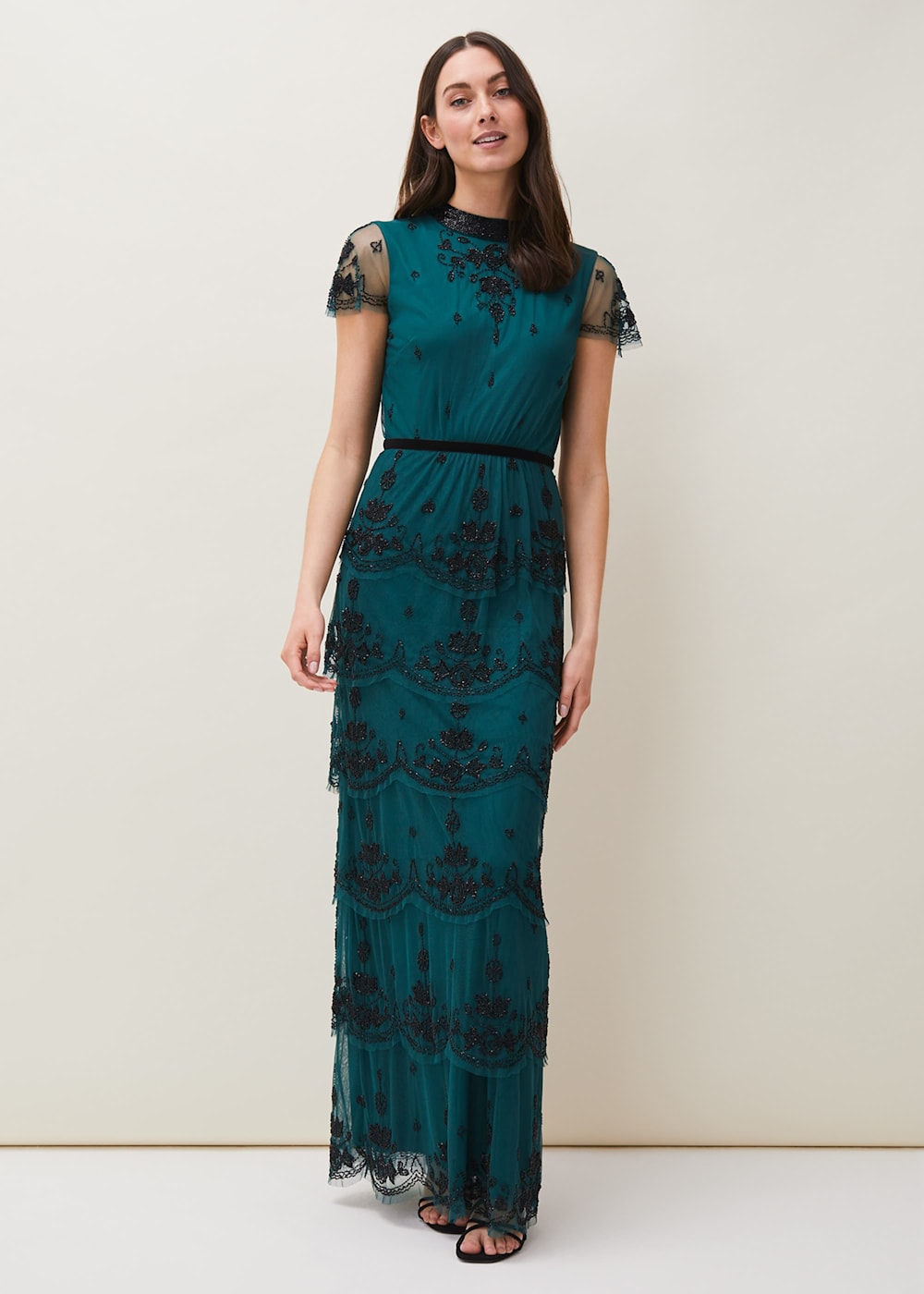 Roberta Layered Maxi Dress Phase Eight UK