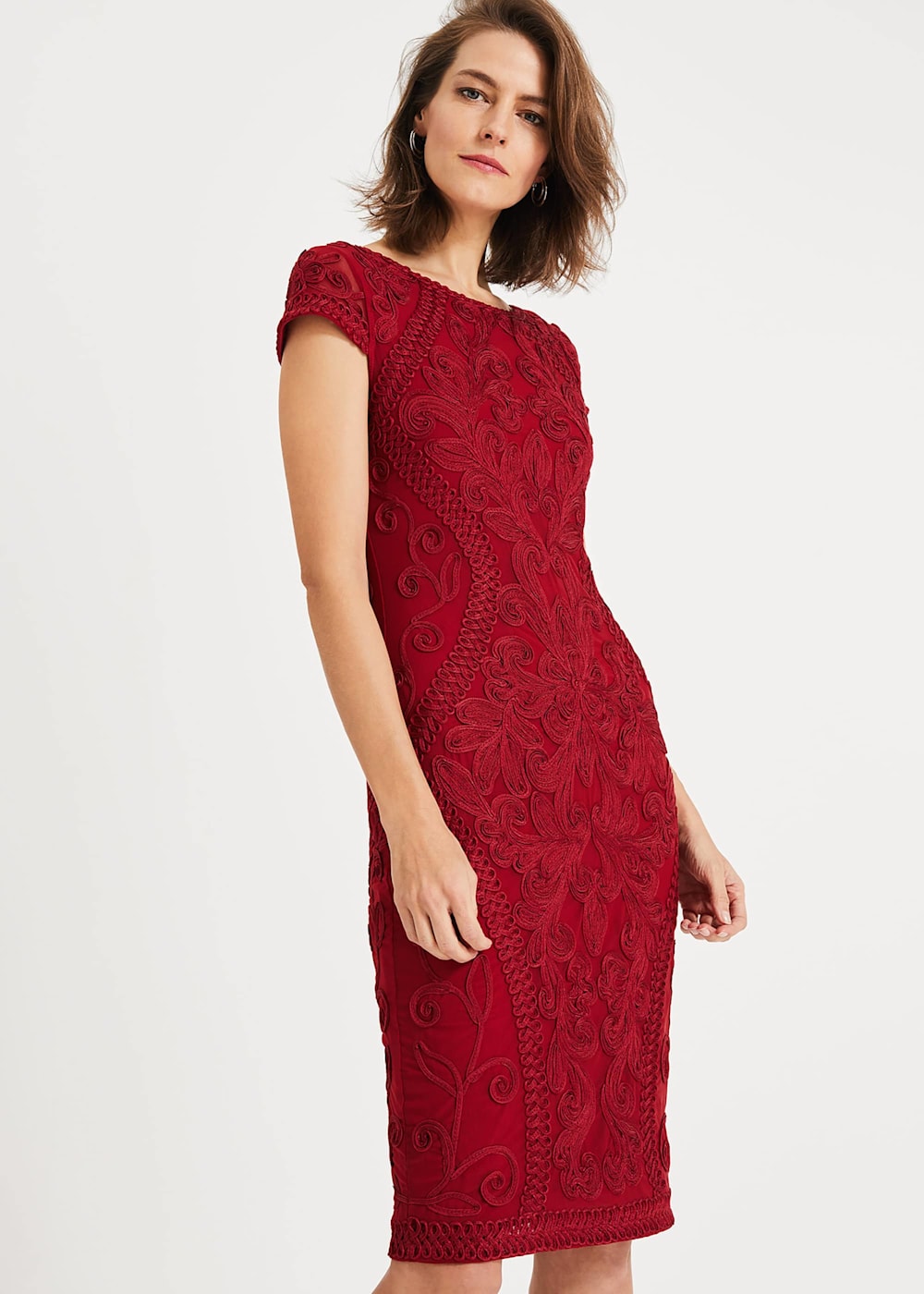 Phase eight cornelia tapework dress top