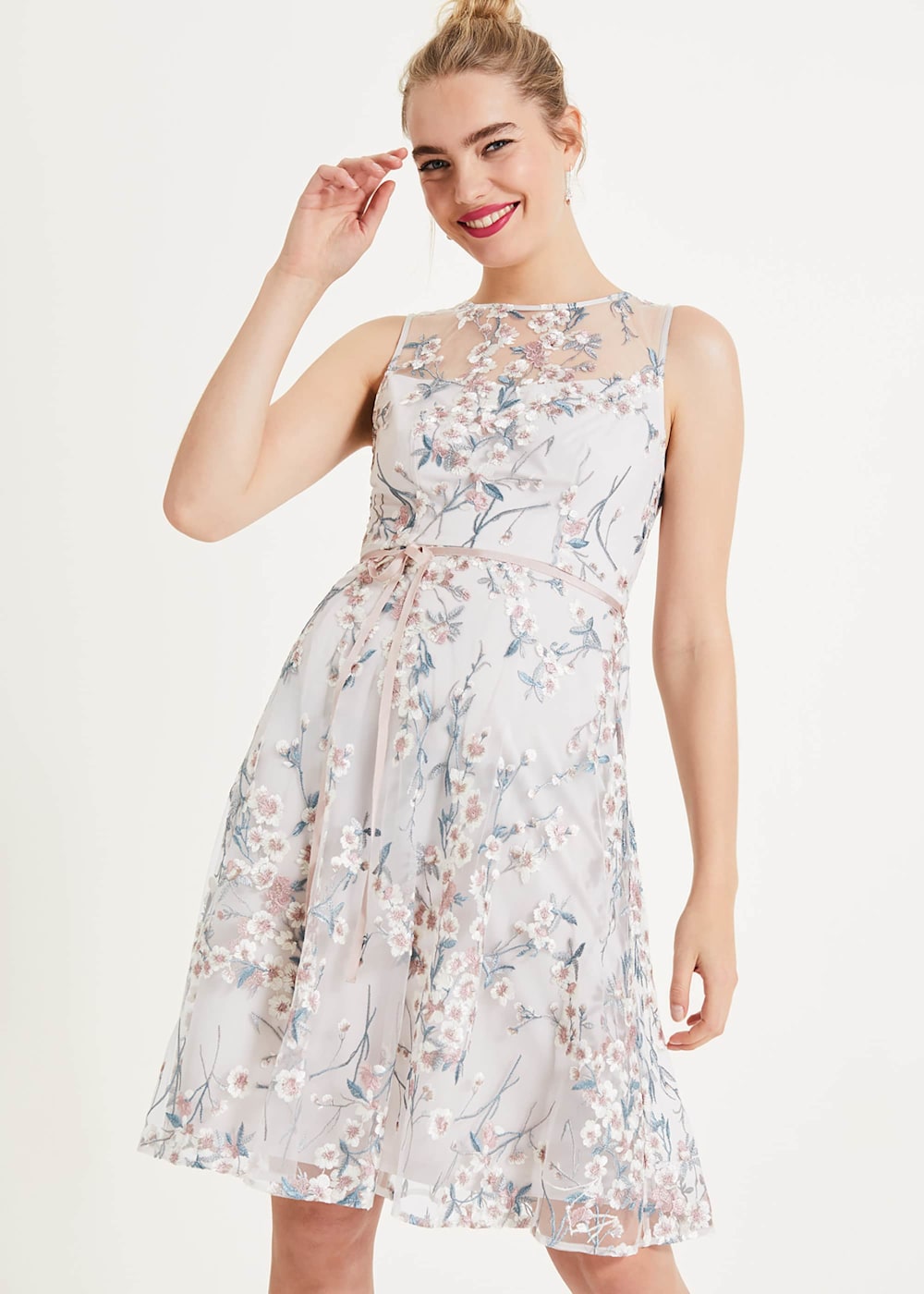 Maddy Embroidered Dress Phase Eight UK