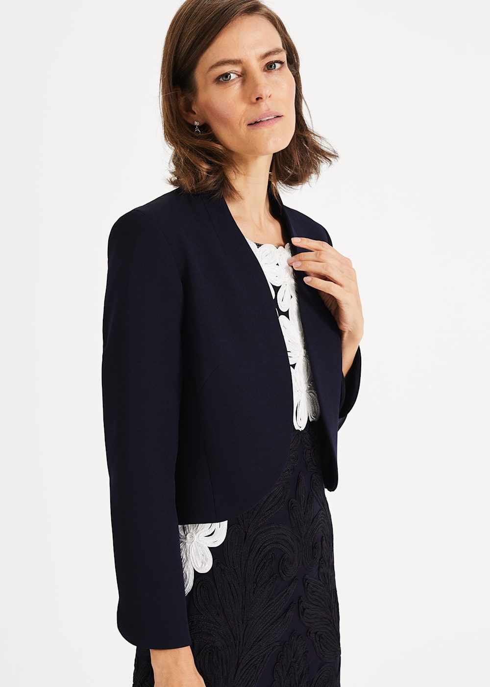 Catheleen Tapework Lace Dress Phase Eight ROW