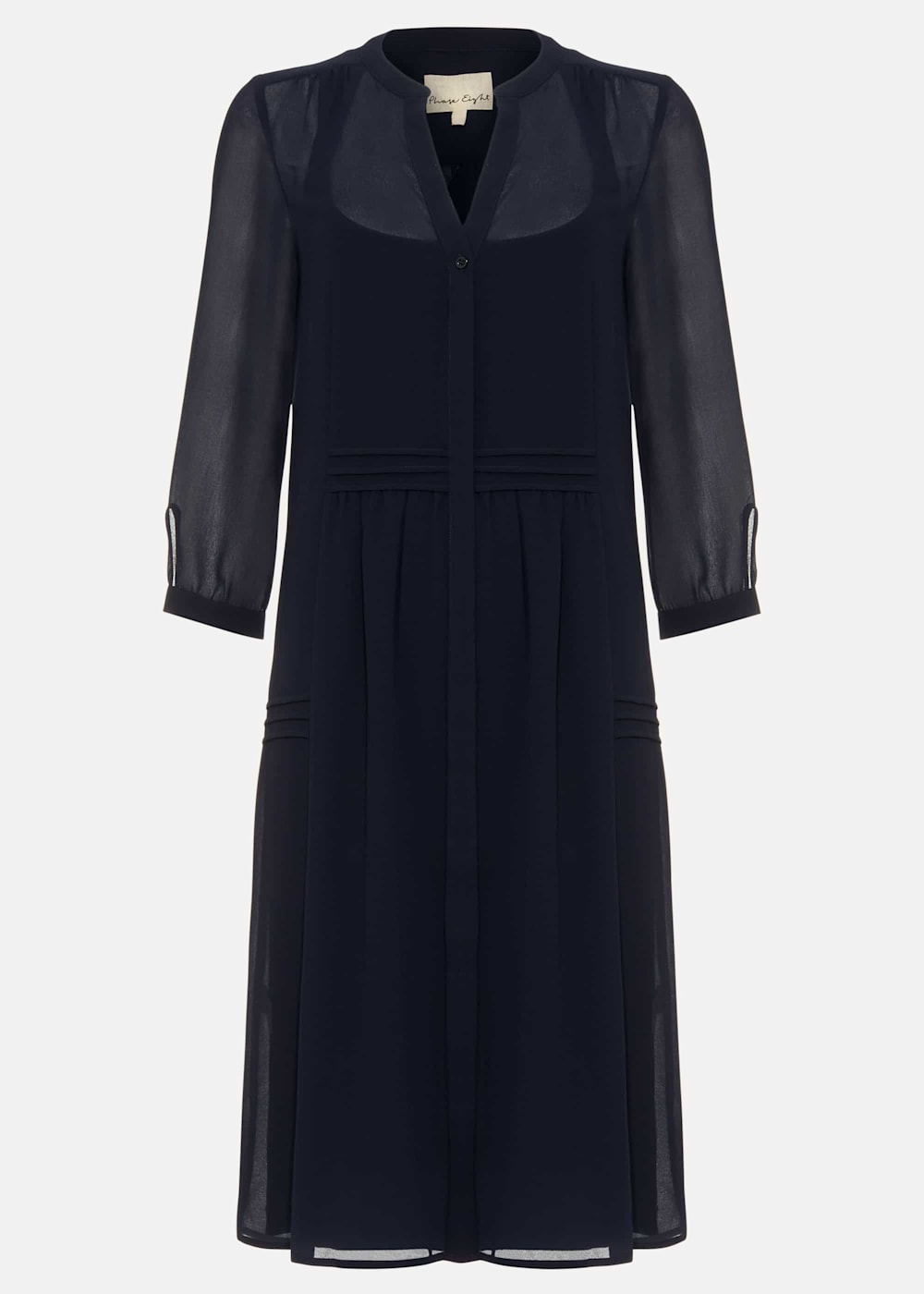 Phase eight remee chiffon dress navy hot sale