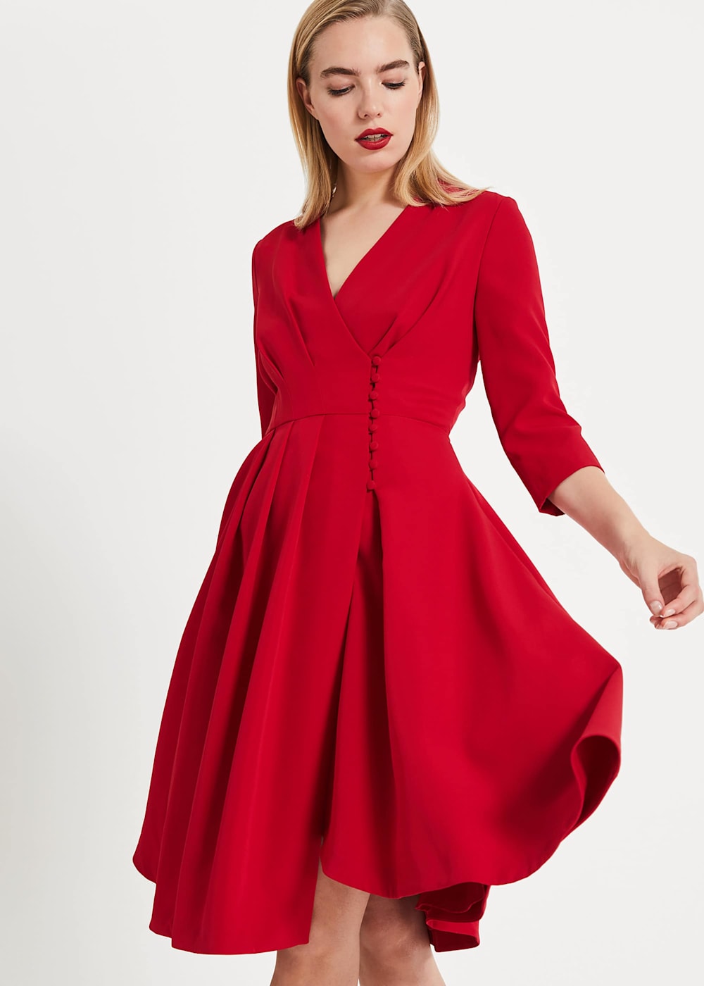 Phase eight red coat dress deals