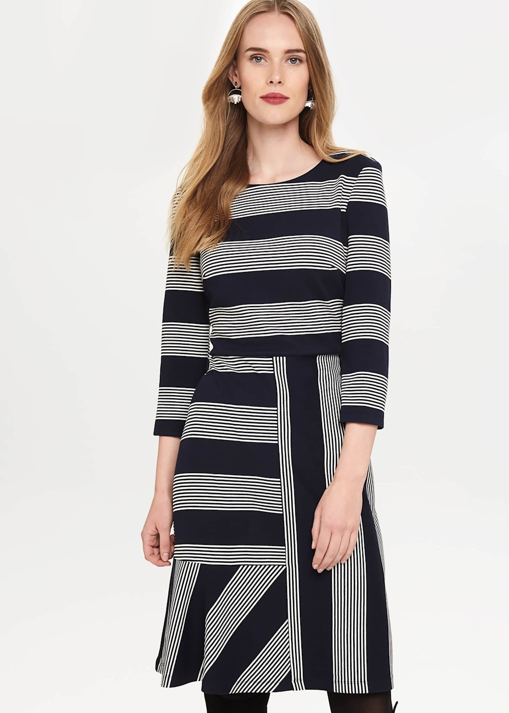 Phase eight storm stripe dress clearance