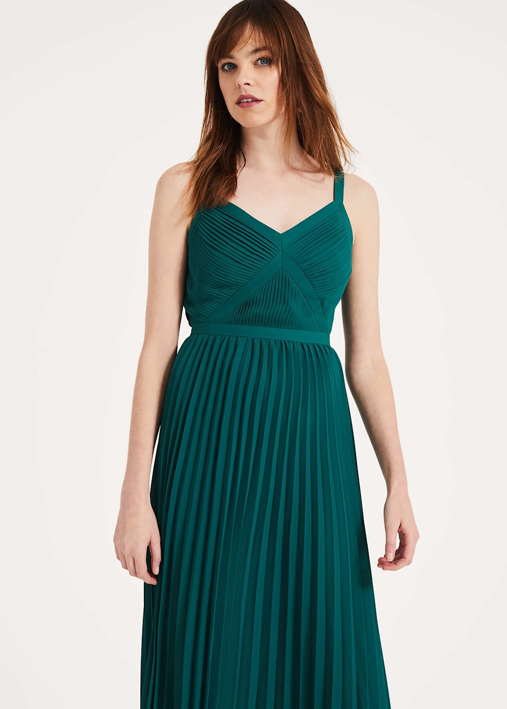Phase eight giovanna pleated maxi dress clearance