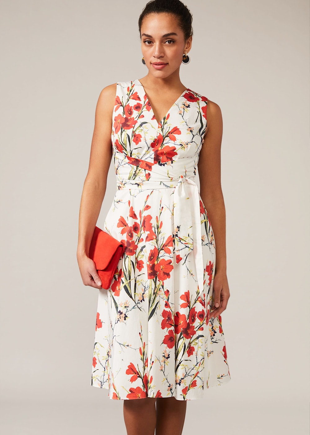 Floral dress cotton on outlet