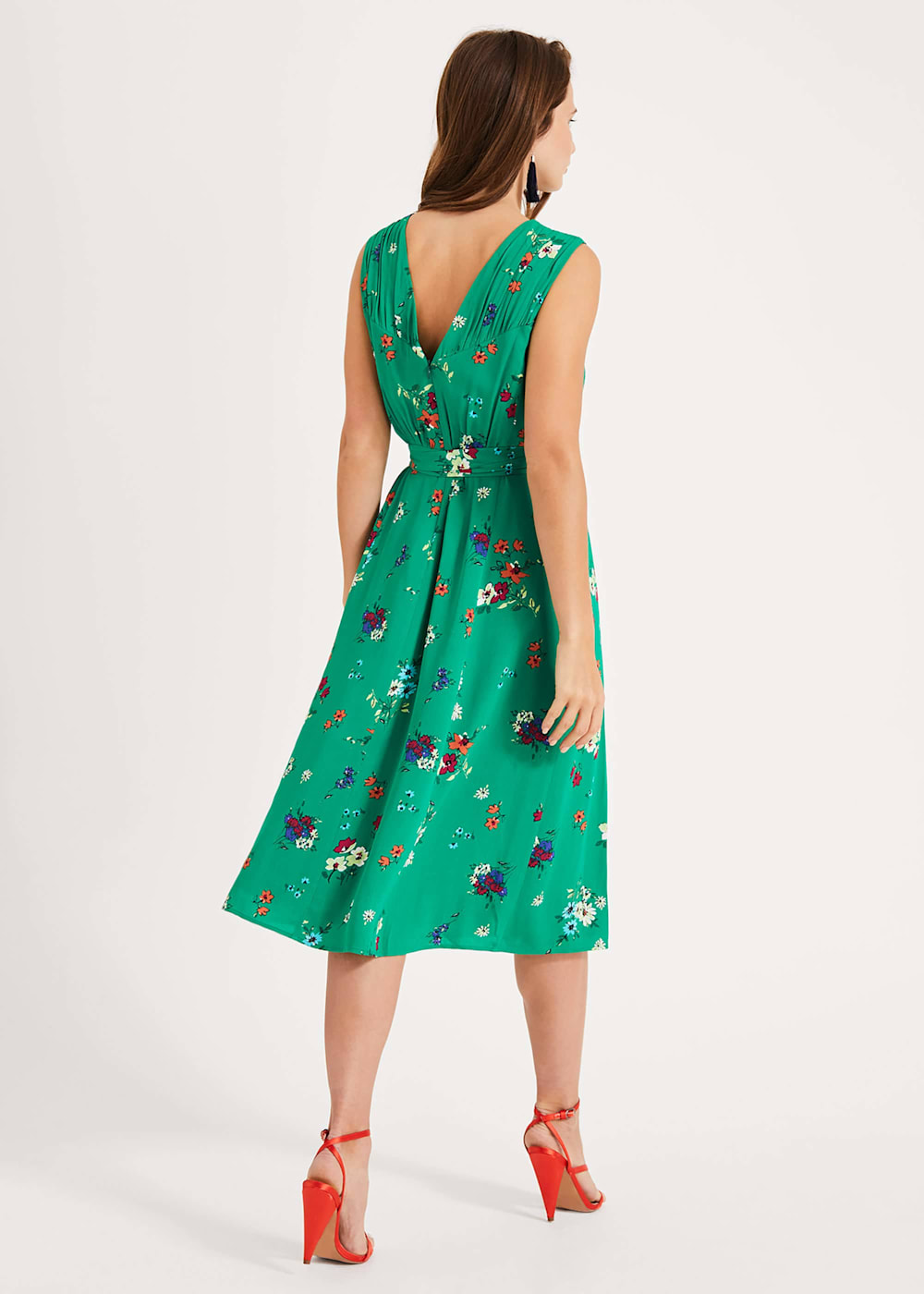 Phase eight meryl floral dress emerald deals