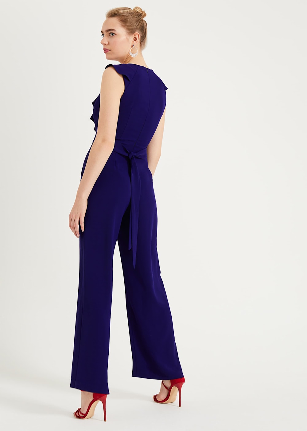 Linda Frill Wrap Jumpsuit Phase Eight UK