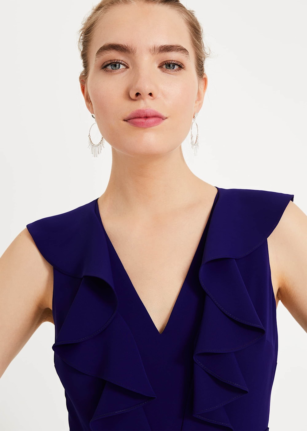Linda Frill Wrap Jumpsuit Phase Eight UK
