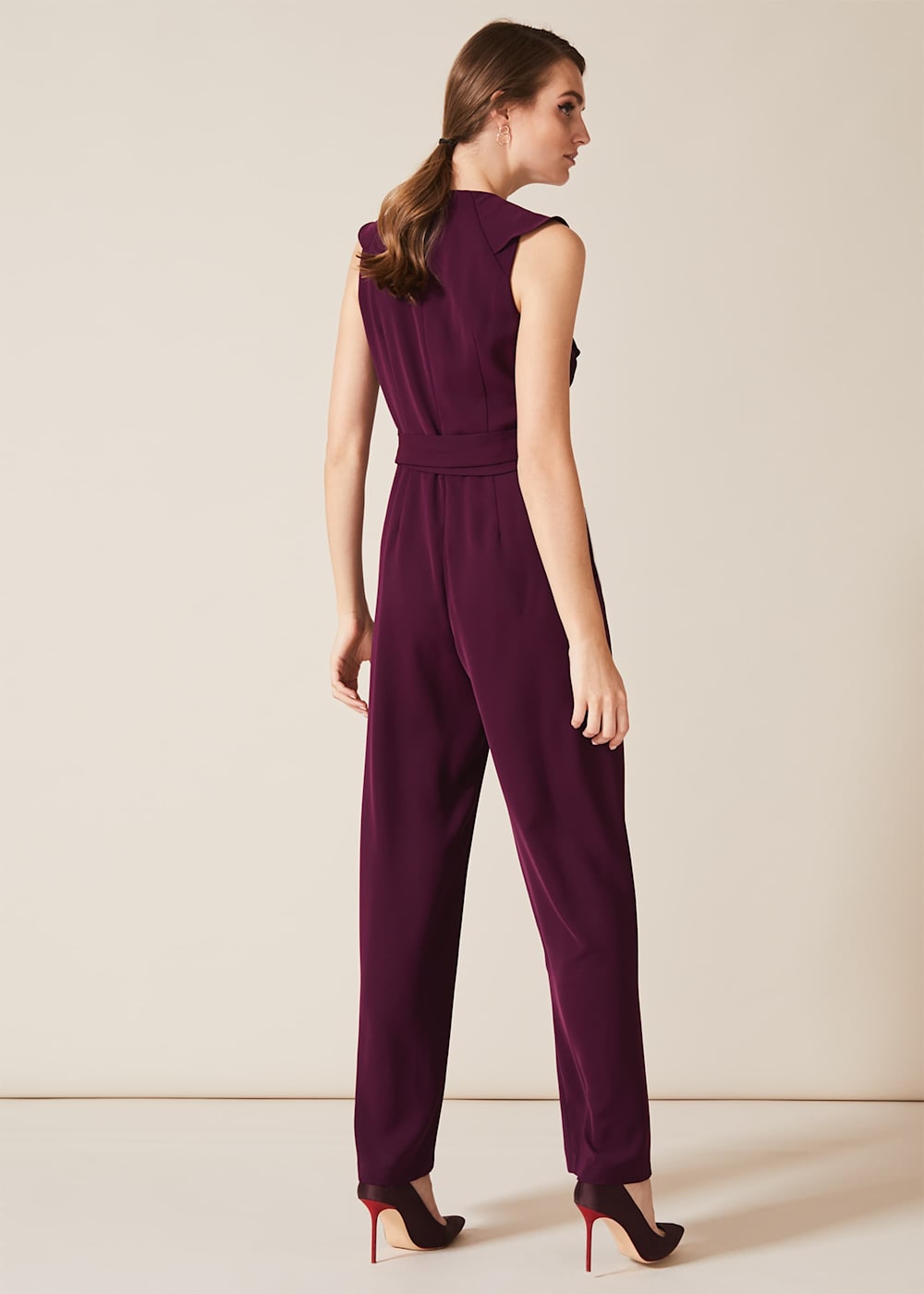Linda Frill Wrap Jumpsuit Phase Eight UK