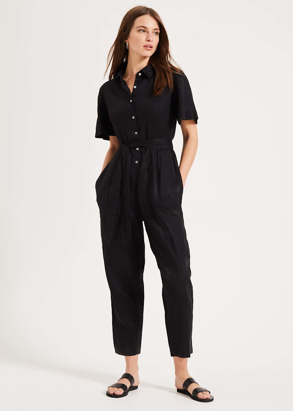 Linen lux jumpsuit deals