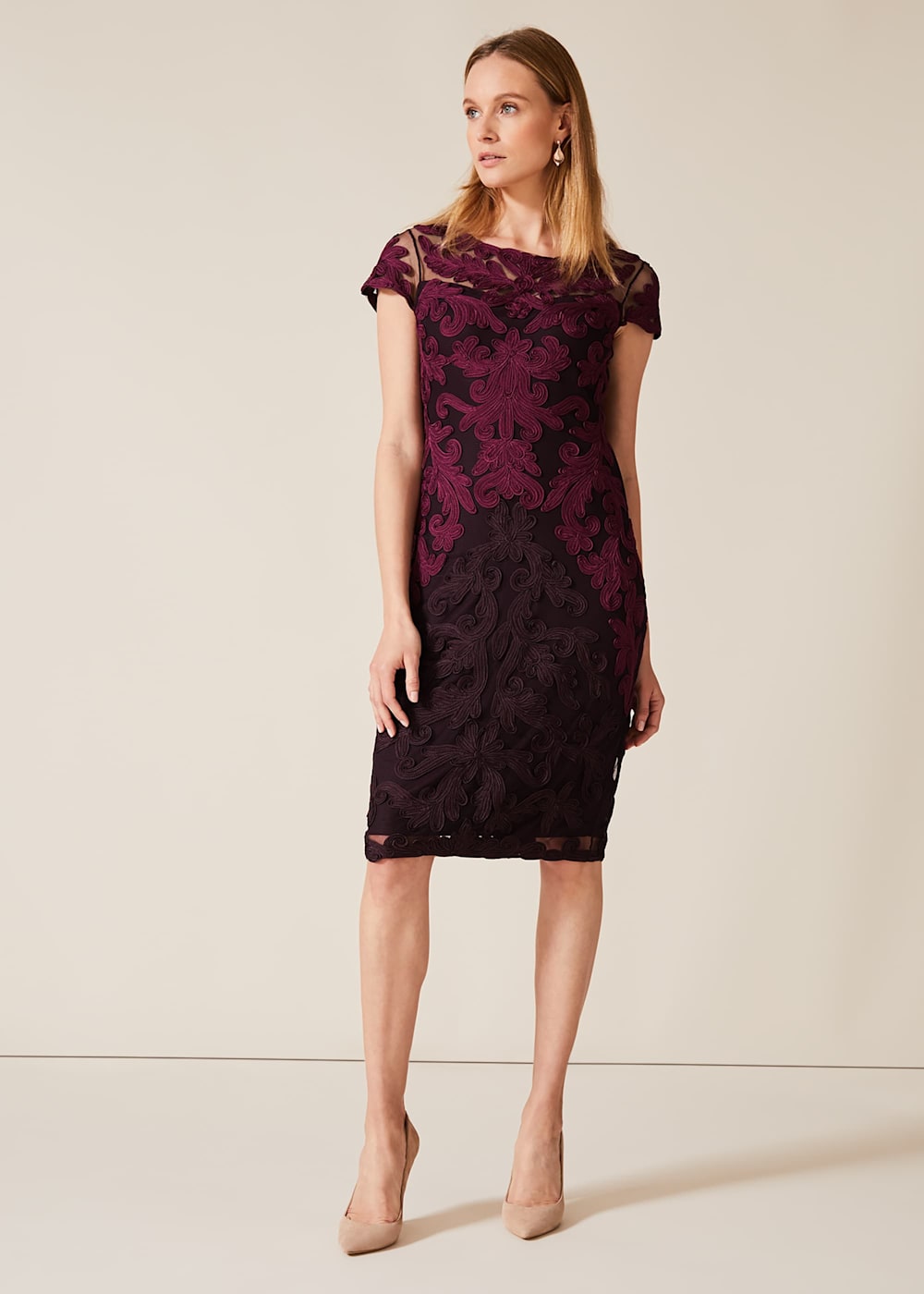 Aida Tapework Lace Dress Phase Eight UK