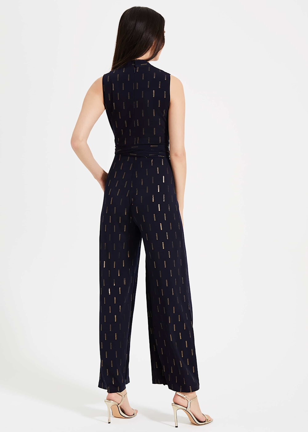 Phase eight victoriana foil print jumpsuit cheap