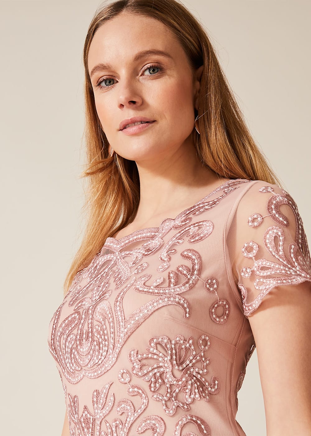 Phase eight talia embroidered dress store